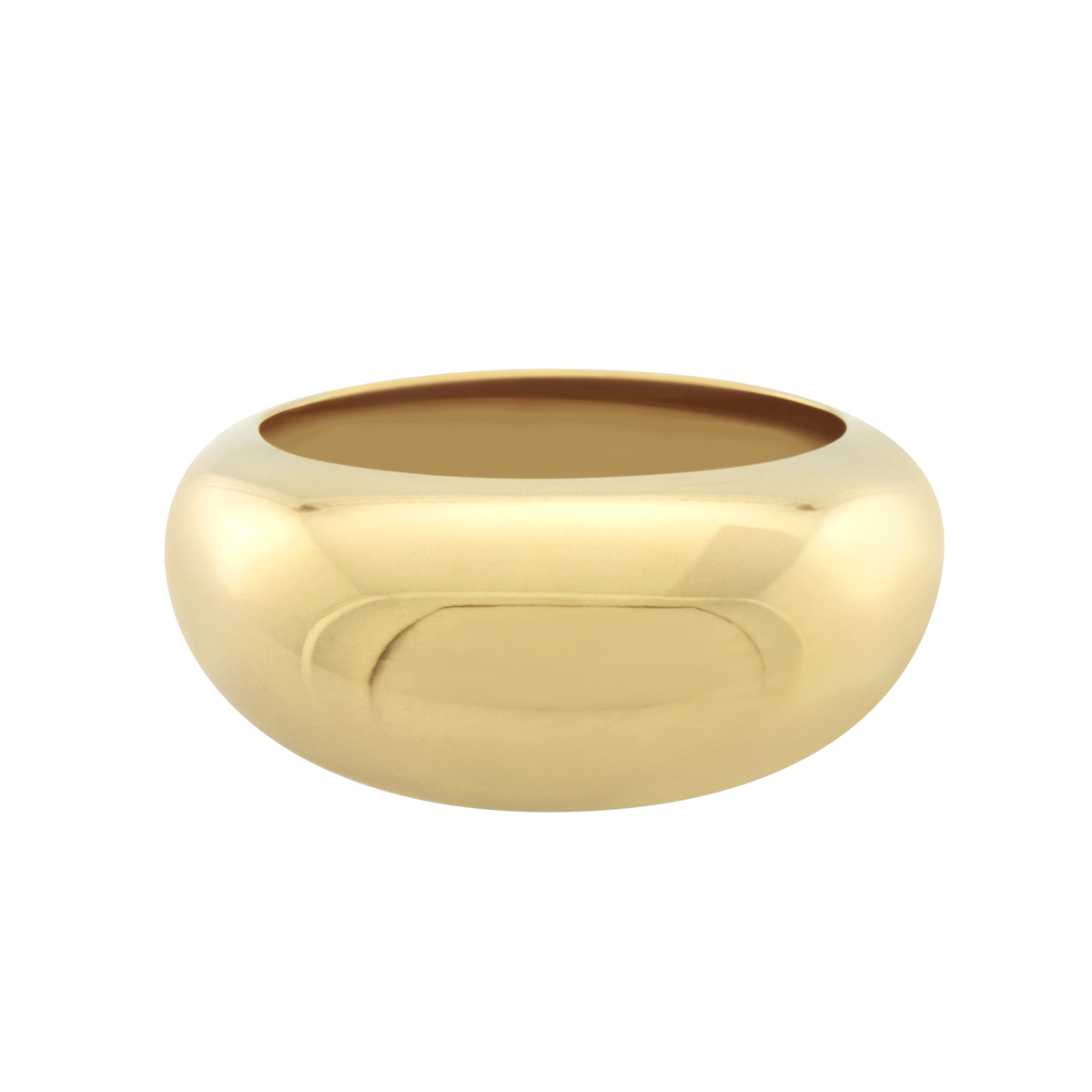 Courbure Ring. Gold Vermeil