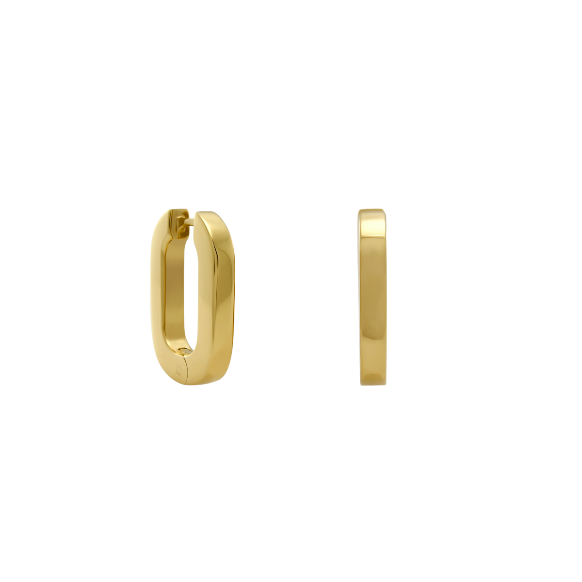 Plump Remie Hoop Earrings, Gold Vermeil