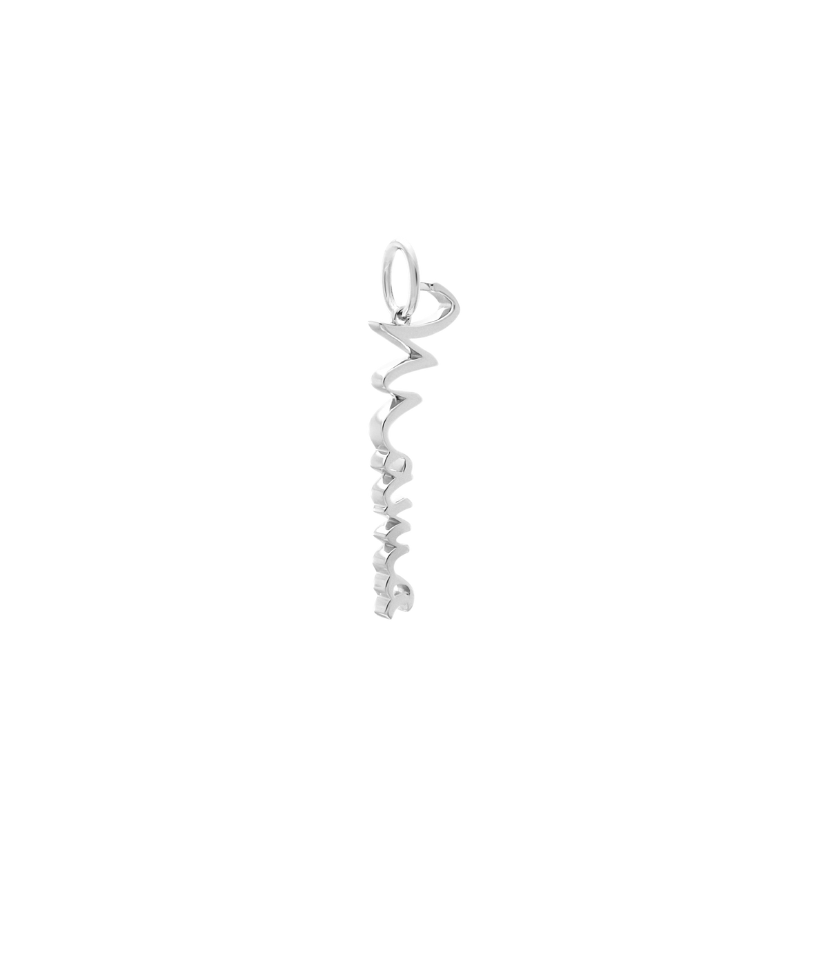 Mama | Māmā Cursive Pendant and Necklace. Sterling Silver